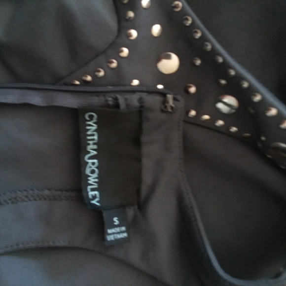 😁CYNTHIA ROWLEY Studded Dress - Picture 7 of 7